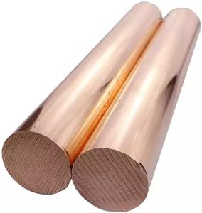 China 3-80mm Solid Copper Rod Square Round Brass Bar C11000 C1100 99.95% wholesale