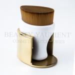 Patented Iron Foundation Brush , Straight Flat Short PBT Synthetic Foundation