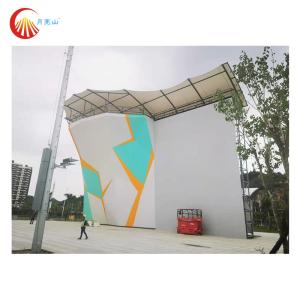China Outdoor Speed Climbing Wall 15.5m High Mobile Climbing Wall For Trampoline Park wholesale