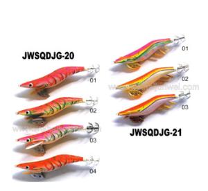 China New design best sale squid jig fishing lure JWSQDJG-20/21 wholesale