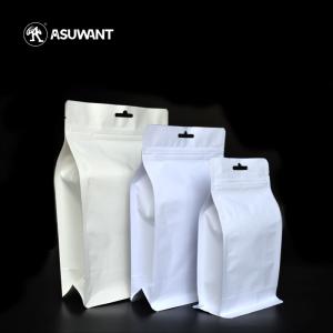 China Smell Proof Kraft Paper Zipper Bags Aluminum Foil Biodegradable Stand Up Pouch wholesale