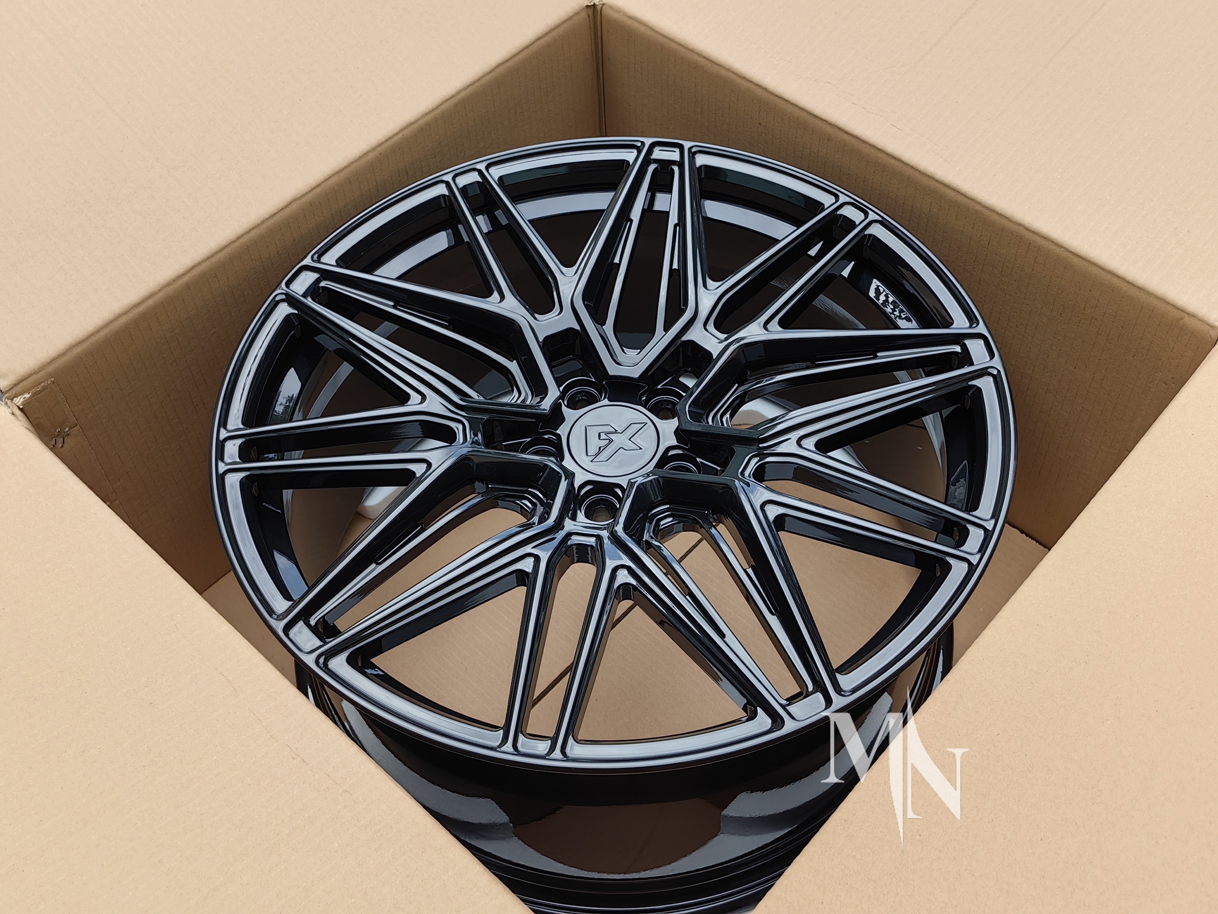 Vossen HF7 Gloss Black Wheels For Audi RS6 C5 C6 C7 C8 18 19 20 21 22 Inch Custom Avant Rims