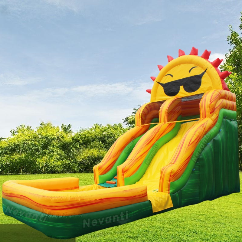 Commercial Outdoor Amusement Park PVC Inflatable Bounce House with Slide Obstacle Course