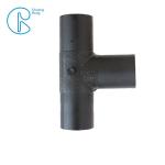 Iso4427 Pn16 Plastic Water Line Fittings Hdpe Equal Tee 50 - 630mm