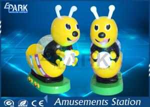 China Bee Shape Kids Coin Operated Game Machine Water Shooting Song Play wholesale