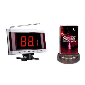 China Flashing lights menu folder restaurant wireless restaurant wireless ordering system wholesale