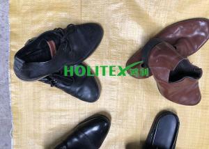 China Holitex Used Mens Leather Shoes , Leather Material Second Hand Sandals wholesale