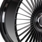 Customized Wholesale 5x130 5x112 Spokes Statin black Rims Alloy Forged 21 Inch