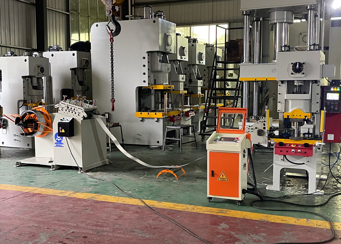 550mm Between Columns And 100mm Slide Stroke CNC Punching Machine For Metal Stamping