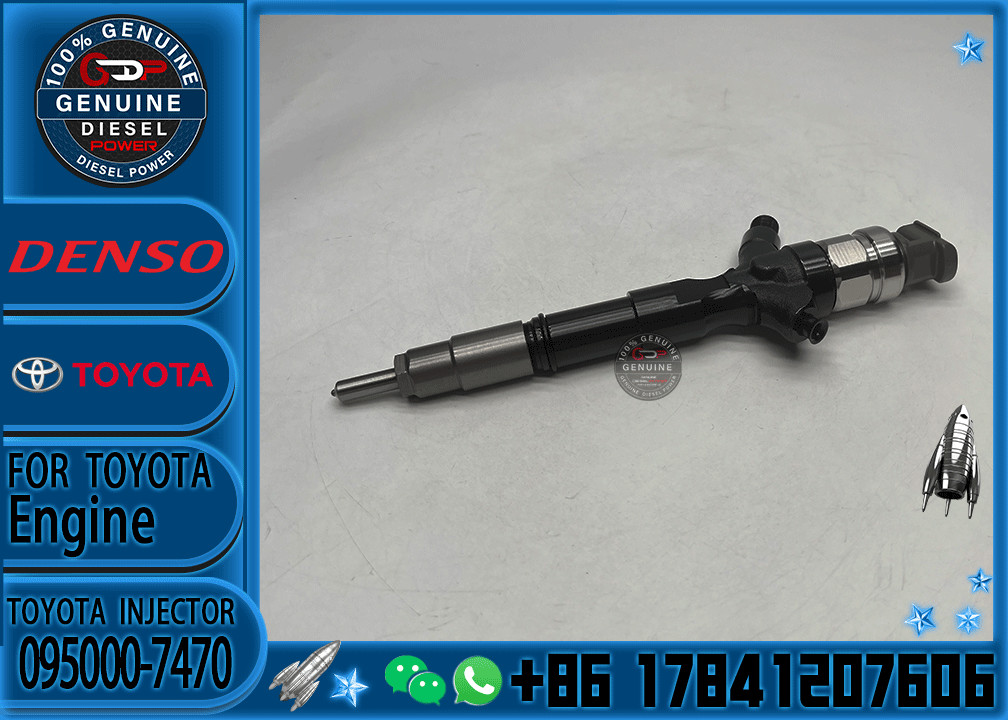 cmmon fuel Injectors 095000-7470 23670-39255 095000-7830 23670-30330 engine parts