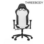 Commercial Executive Racing Office Chair Black And Gray And Orange Sturdy Metal