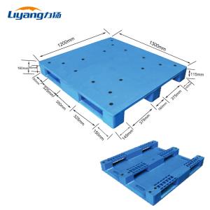 China 1300*1200mm Blue Nestable Plastic Pallet Single Faced ISO9001 wholesale