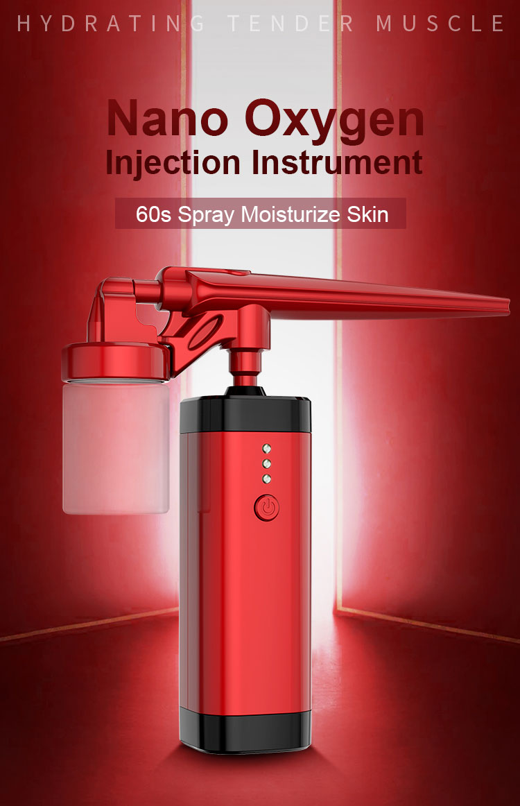 Portable Oxygen Injection Instrument Cordless Airbrush Facial Beauty Massager