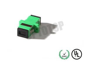 China ConnectorFiber Optic Adapter SC / APC With Plastic And Metal Materials wholesale