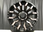 Black Milled PCD Jante 17 Inch 4x4 Off Road Rims impact resistant