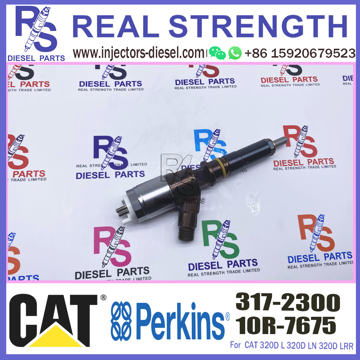 Caterpillar injector 317-2300 10R-7675 Diesel Fuel Injector 295-9130 317-2300 10R-7675 32F61-00062 For C6 engine