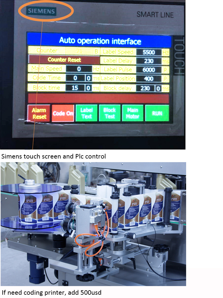 Stable Bottle Sticker Labeling Machine High Performance And High Efficiency