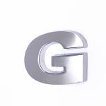 Colorful Custom Logo Lapel Pins , Silver Plated Letter Lapel Pins