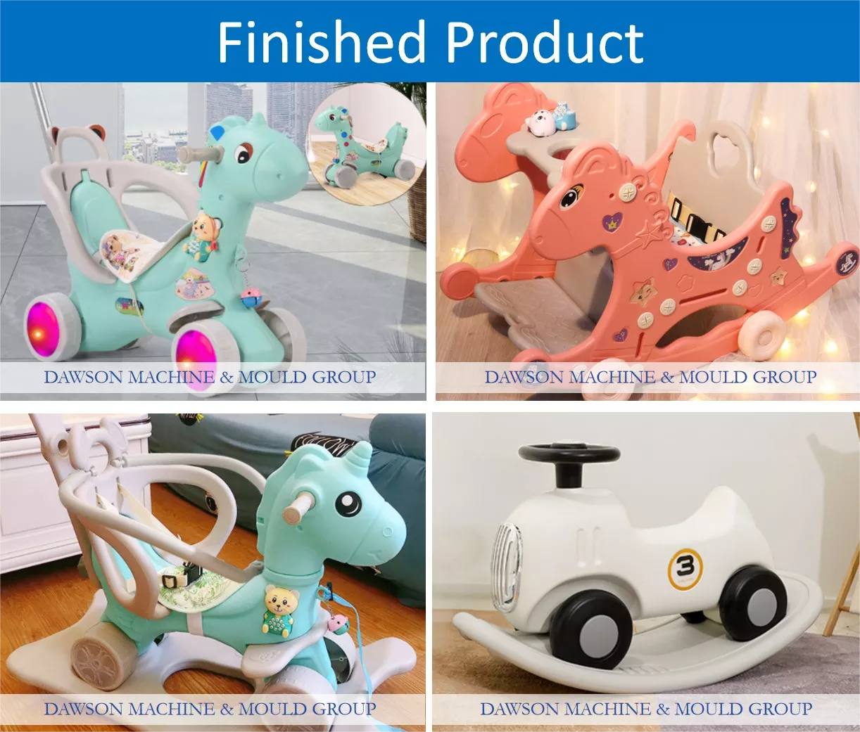 Jerry Can Extrusion Blow Molding Machine 30 Liter Rocking Horse Of Making