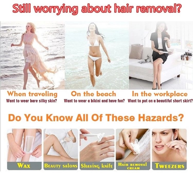350000 Flashes 3.6cm2 320g Ice Cool IPL Hair Removal
