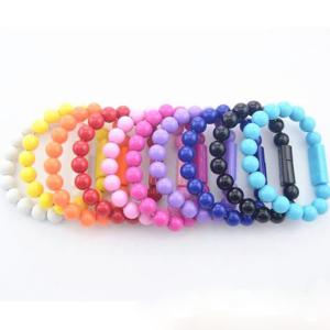 China Buddha beads Micro USB Phone Charger Cable Univeral Data Sync Bracelet Charging Cable wholesale