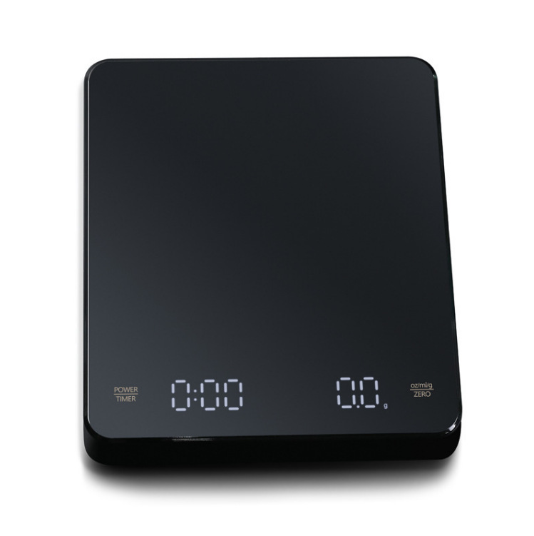 LED Display Kitchen Scale with Touch Screen Timer Function and Customized OEM Product weight 298g Digital Coffee Scale