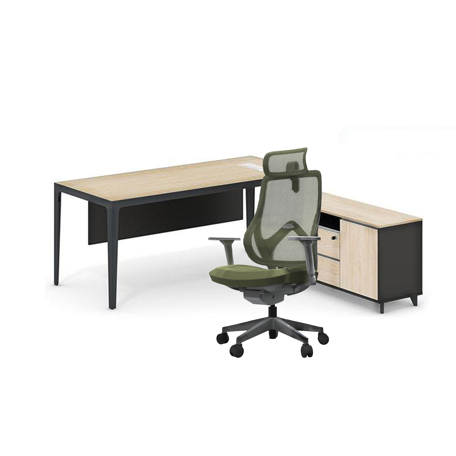 Drive-by-Wire Chassis Mechanism High Back Swivel Office Chair with Full Mesh Fabric