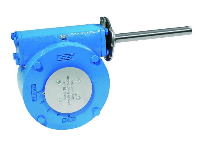 Single Stage Handwheel Gear Operator Butterfly Gearbox With A Lock Mechanism
