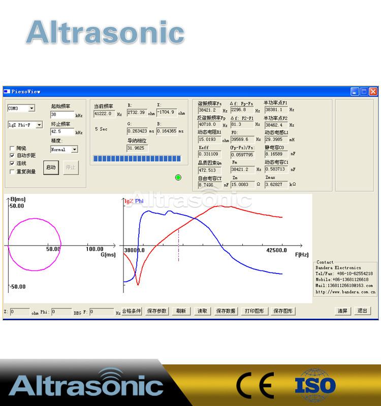 1khz-500khz Ultrasonic Impedance Analyzer For Welding Transducer