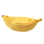 Banana Shape Unusual Cat Beds , Warm Winter Cat Bed Not Easy Deformation