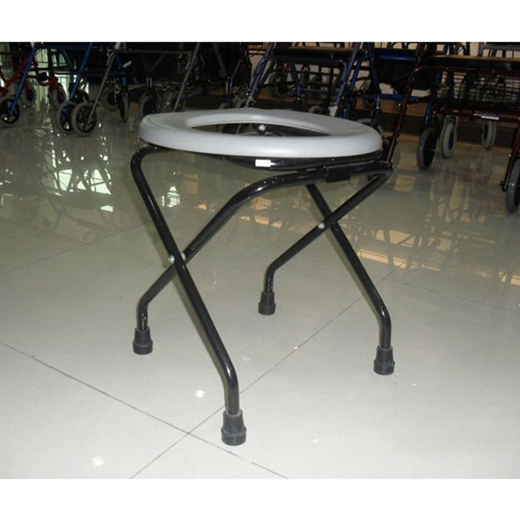 Foldable Medical Rehabilitation Equipment Portable Toilet Commode Shower Chair Adult