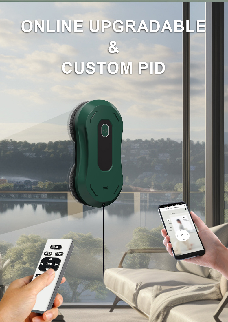 65dB Winbot Robotic Window Cleaner OEM ODM Automatic Window Washer For Buildings