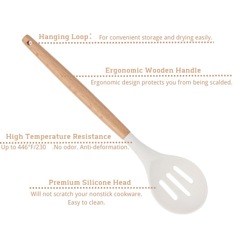 Kitchen Gadgets Silicone Spatula Spoon With Non Stick Surface