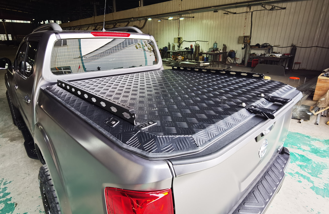 Ranger T6 T7 Pickup Tonneau Cover Aluminum Manual Roller Shutter Hard Lid for Market