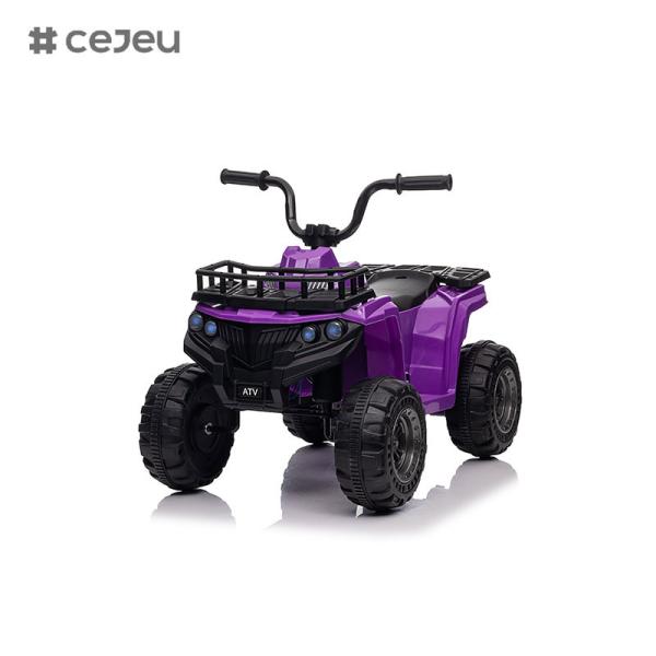 24V Kids Ride on ATV , 2* 390W Motor 4.5AH Battery Powered Electric Car w/Lights, High & Low Speed, Music, Boys Girls
