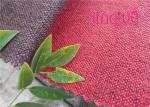 SGS Colorful Cotton Linen Fabric 148-150cm Width Easy Clean No Harmful Chemicals