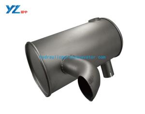 China 440MM Height Doosan Excavator Muffler DH60-7 Silver Colour wholesale