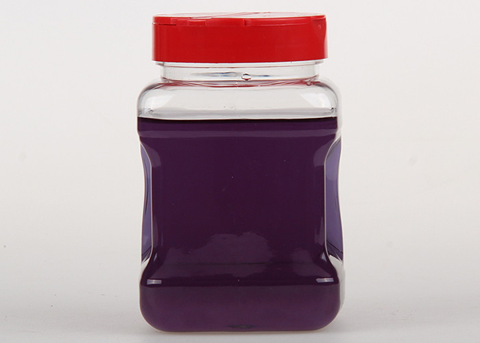 Food Packing Recycable Clear Pet Jars , Small Plastic Containers 60mm Diameter