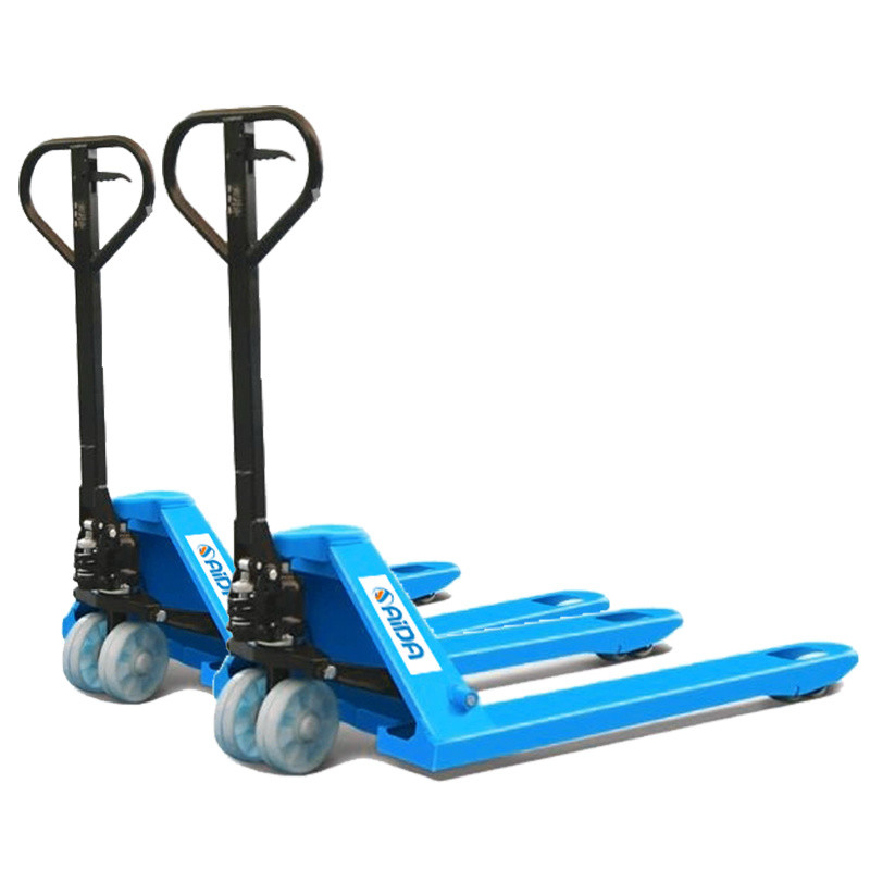 AIDA Manual Electric Pallet Truck With 180 Mm Steering Wheel and 200mm Fork Height