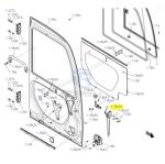 Kobelco SK350-8 Excavator Wear Parts YN51C01198F1 Lock Assy
