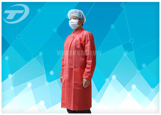 Protective Disposable Medical Scrubs SBPP Fabric CE Certificated