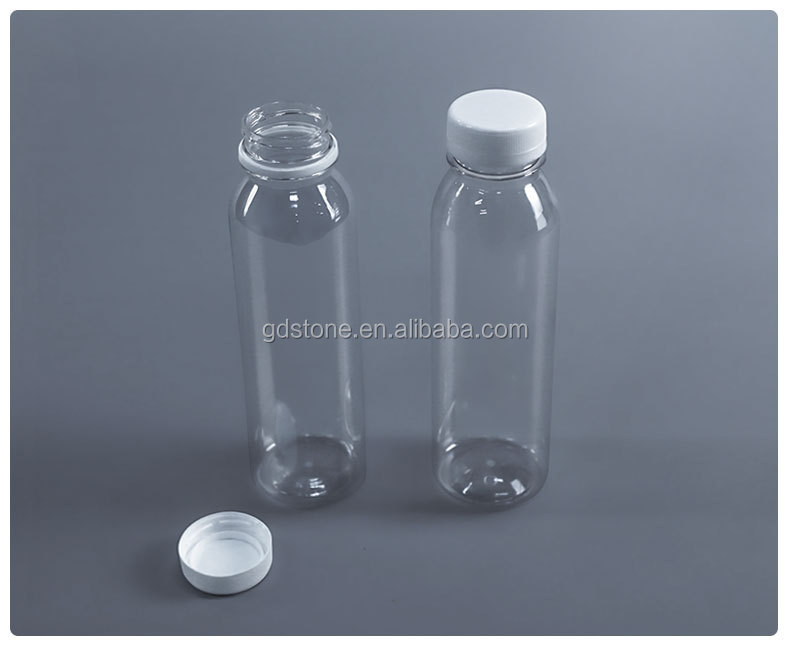 Decal 350ml Empty PET Plastic Bottles With PP Screw Cap 31g