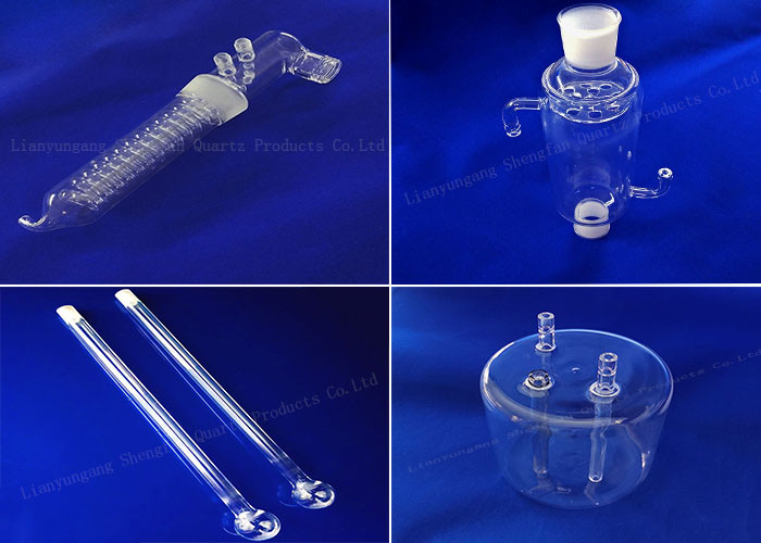 Small Quartz Glass Crucible Small Thermal Expansion Coefficient Anti Chemical