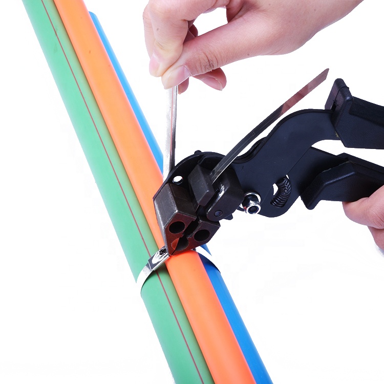 Heat-Resistant White Stainless Steel Cable Ties 304/316 Self-Locking Metal Zip Tie with 100% QC Passed Certification