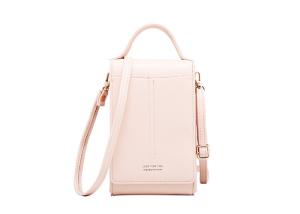 China Long Paragraph Slung Pu Leather Bag , Multi Functional Mobile Phone Purse wholesale