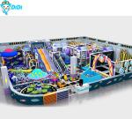 Safe Entertaining Space Themed Kids Indoor Park Customized Design