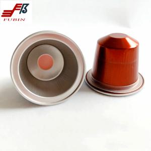 China OEM Non Toxic Nespresso Aluminum Capsules Reusable Office wholesale