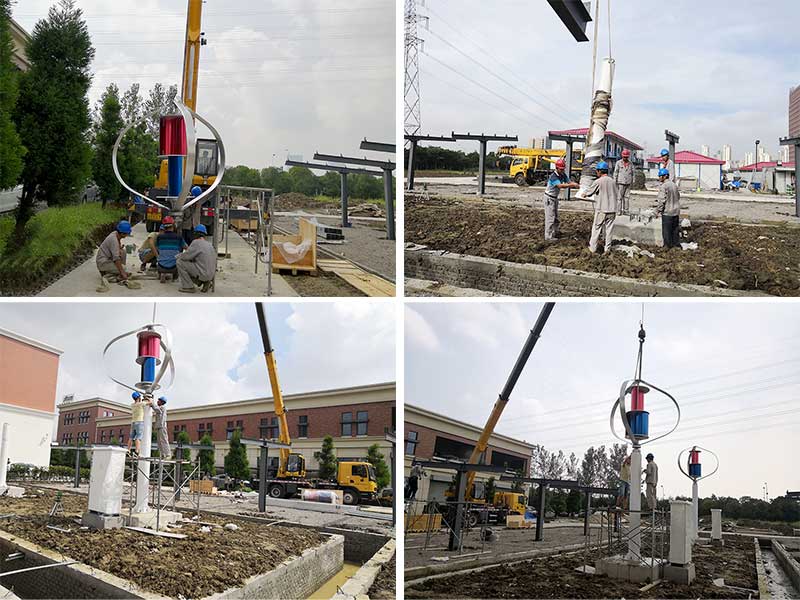 Wind turbine installation process
