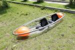 Woman Top Jet Engine Transparent Canoe Kayak Fishing Pedal Drive Racing