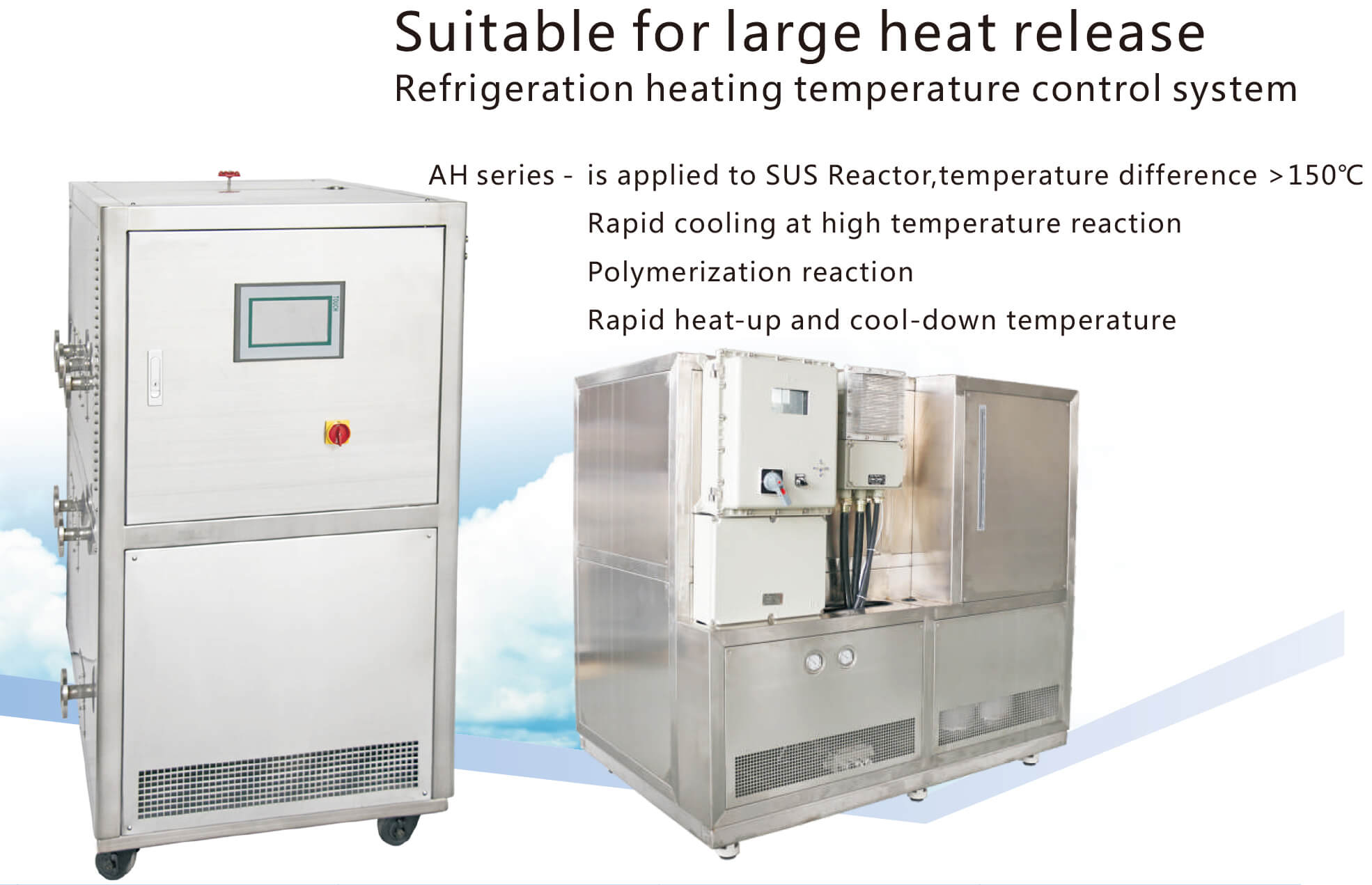 heating circulators for large heat release
